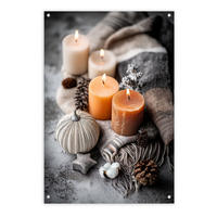 GARTEN-POSTER 60x90 cm Cozy Deko - Anthrazit, Kunststoff (60/90/2cm) - artissimo