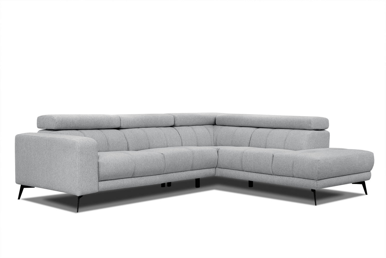 Thumbnail - Courtois Laville Ecksofa, Silber, Textil, Ottomane rechts, L-Form,L-Form, 287x228 cm, Wohnzimmer, Sofas & Couches, Wohnl...