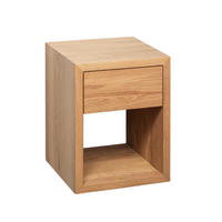 NACHTTISCH Hugo, Eiche, 30/30/39 cm - Eichefarben, Holz (30/39/30cm) - WOODEK
