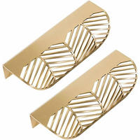 MÖBELGRIFF 2er-Set - Orange, Metall (4.4/2.3/11.7cm)