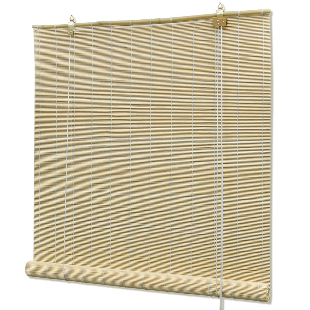BAMBUSROLLO 150/160 cm Natur - Naturfarben, Naturmaterialien/Holz (150/160/160cm) - vidaXL
