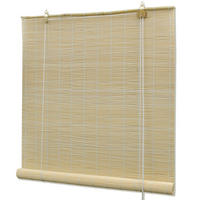 BAMBUSROLLO 150/160 cm Natur - Naturfarben, Naturmaterialien/Holz (150/160/160cm) - vidaXL