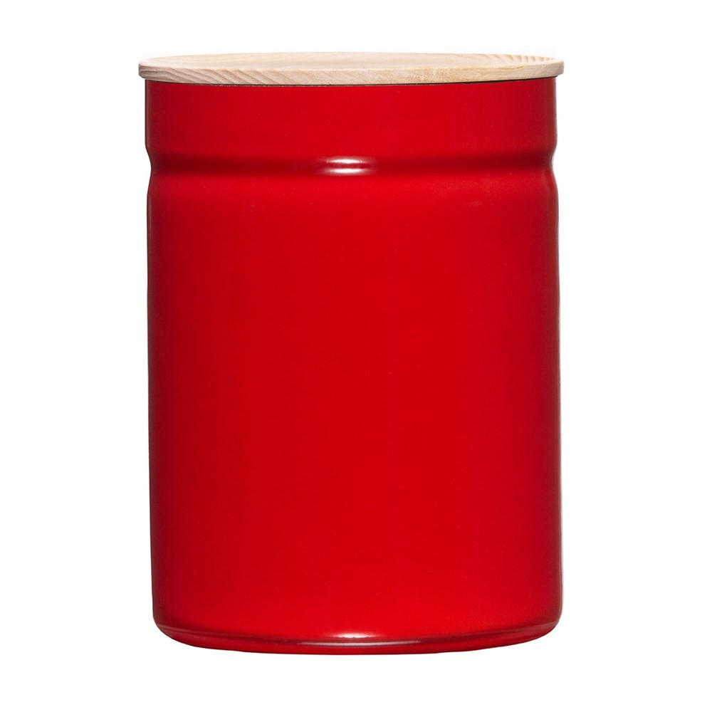 TEEBEHÄLTER Rot 13/13/18 cm R2175213 - Rot, Metall (13/18/13cm) - Riess
