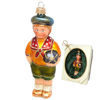 CHRISTBAUMSCHMUCK Oliver mit Ball Mehrfarbig 12cm (Glas / 1 Stk.) - Multicolor, Glas (5/12/3cm)