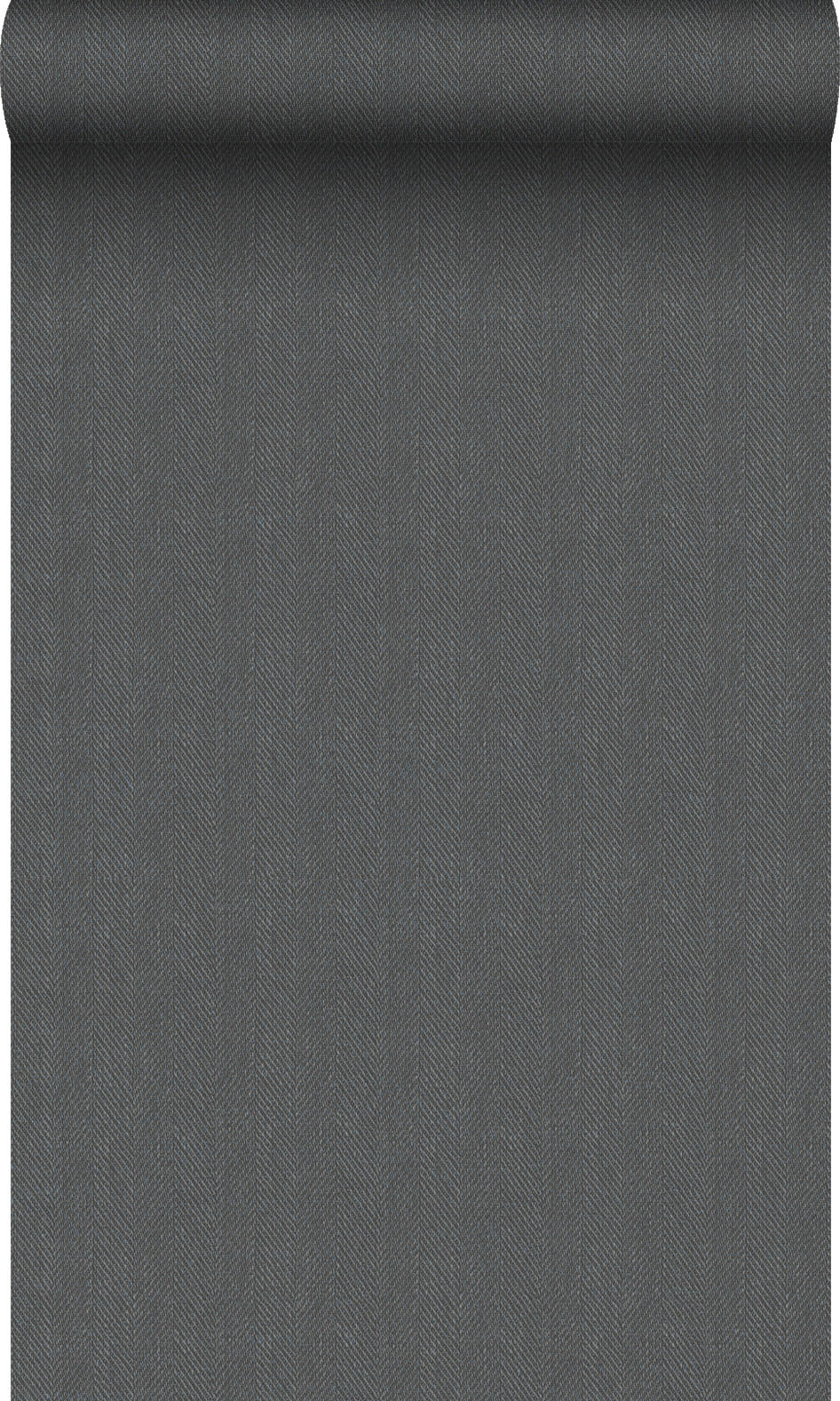 TAPETE Fischgrätmuster 53 cm x 10.05 m - Grau, Papier (53/1000cm) - Origin Wallcoverings