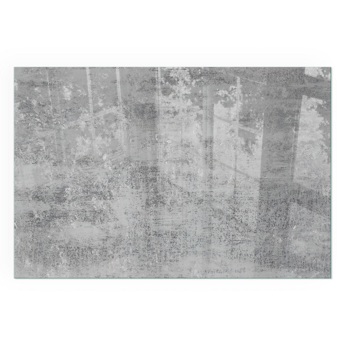 GLASPLATTE für Kamin 60x40 cm - Grau, Glas (60/40/0.4cm) - TULUP