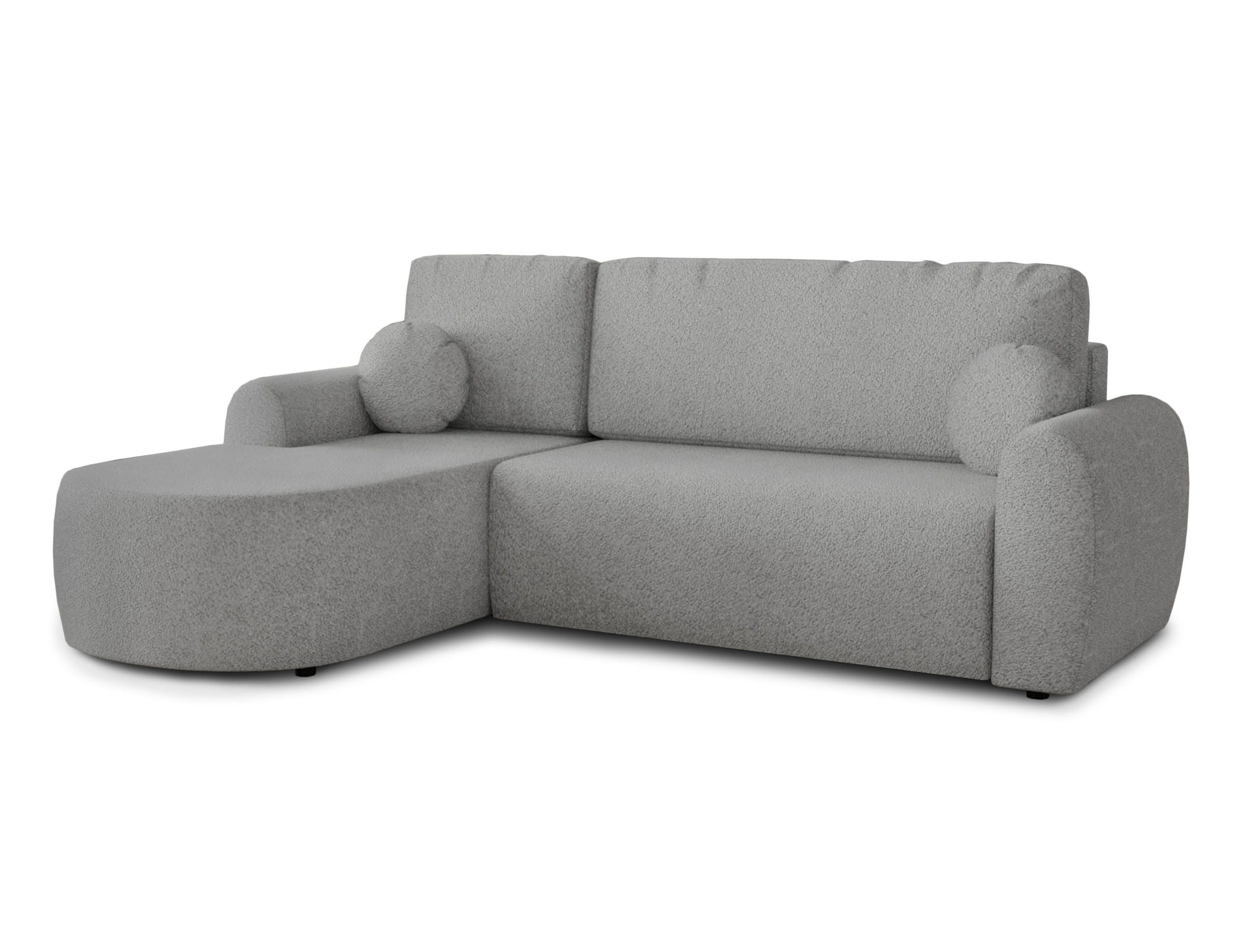ECKSOFA Jazz, Seite: Links - Grau, Holz/Textil (240/160cm) - Sofnet