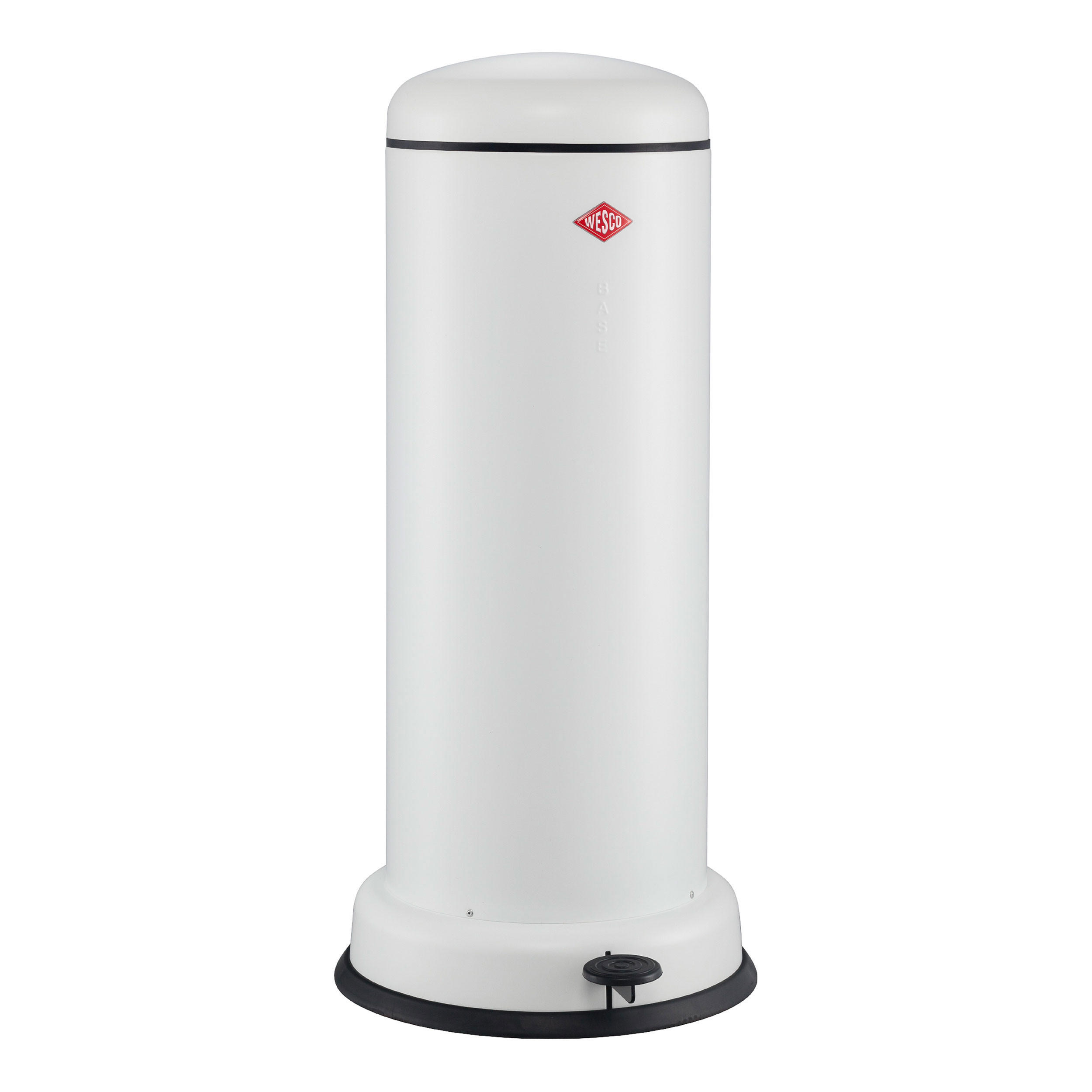 TRETEIMER Baseboy 30 Weiß - Weiß, Metall (36.2/80/36.2cm) - Wesco