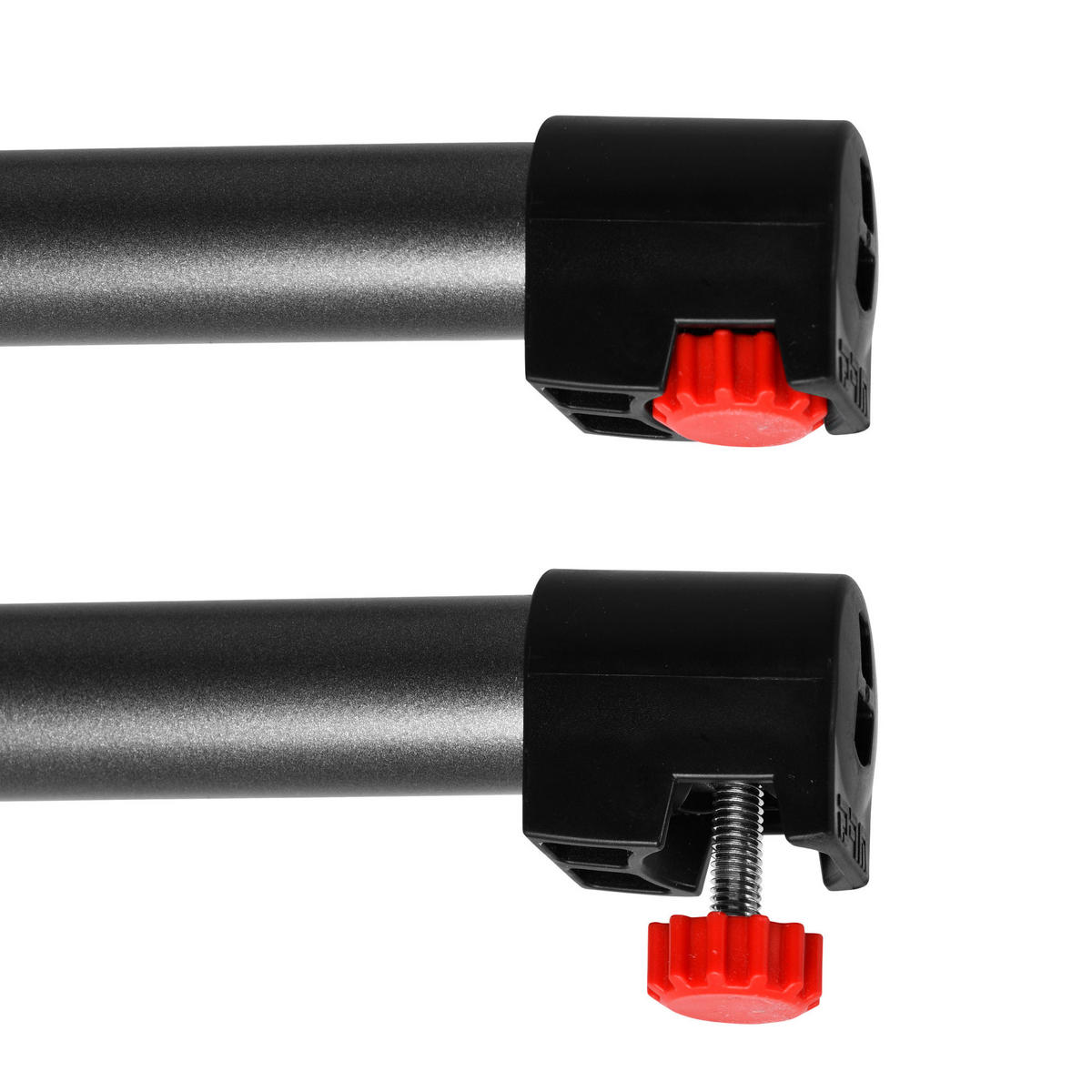 BISTROTISCH Bistroni 60/70cm Schwarz - Schwarz/Nickelfarben, Metall (60/60/70cm) - Beautissu 