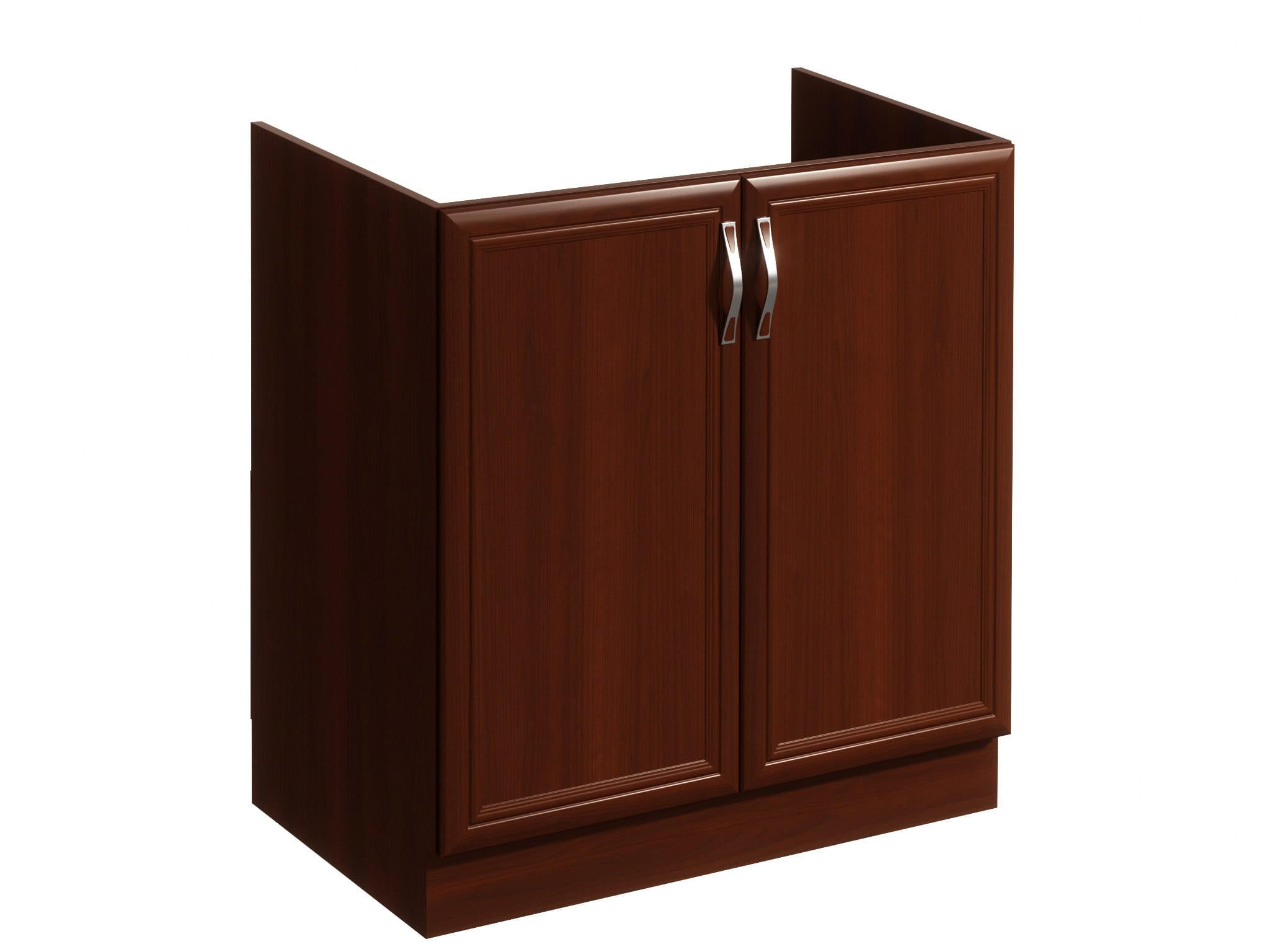 Royal24_Markt Spülenschrank Walnuss 80x82x47 cm