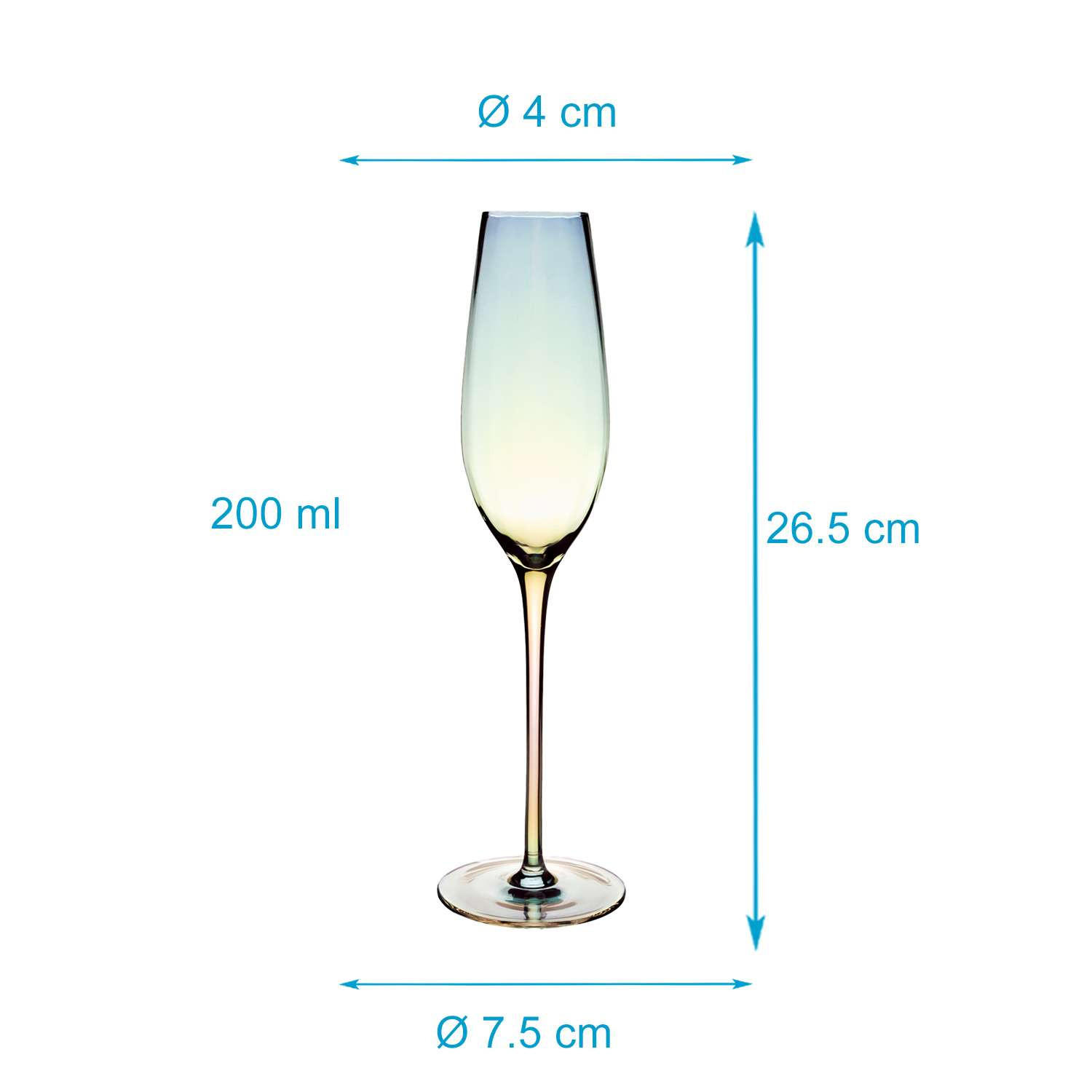 SEKTGLAS 200 ml - Transparent, Glas (0.2L) - Intirilife