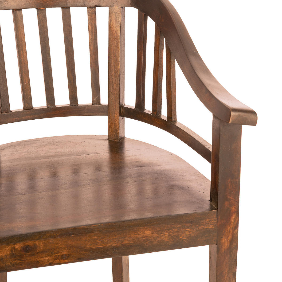 STUHL Hopkins - Braun, Holz (55/81/54cm) - Butlers