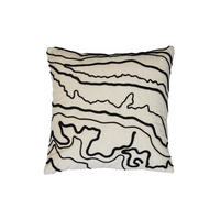 DEKOKISSEN Castro Braun 45/45/10 cm - Beige, Textil (45/45cm) - Light & Living