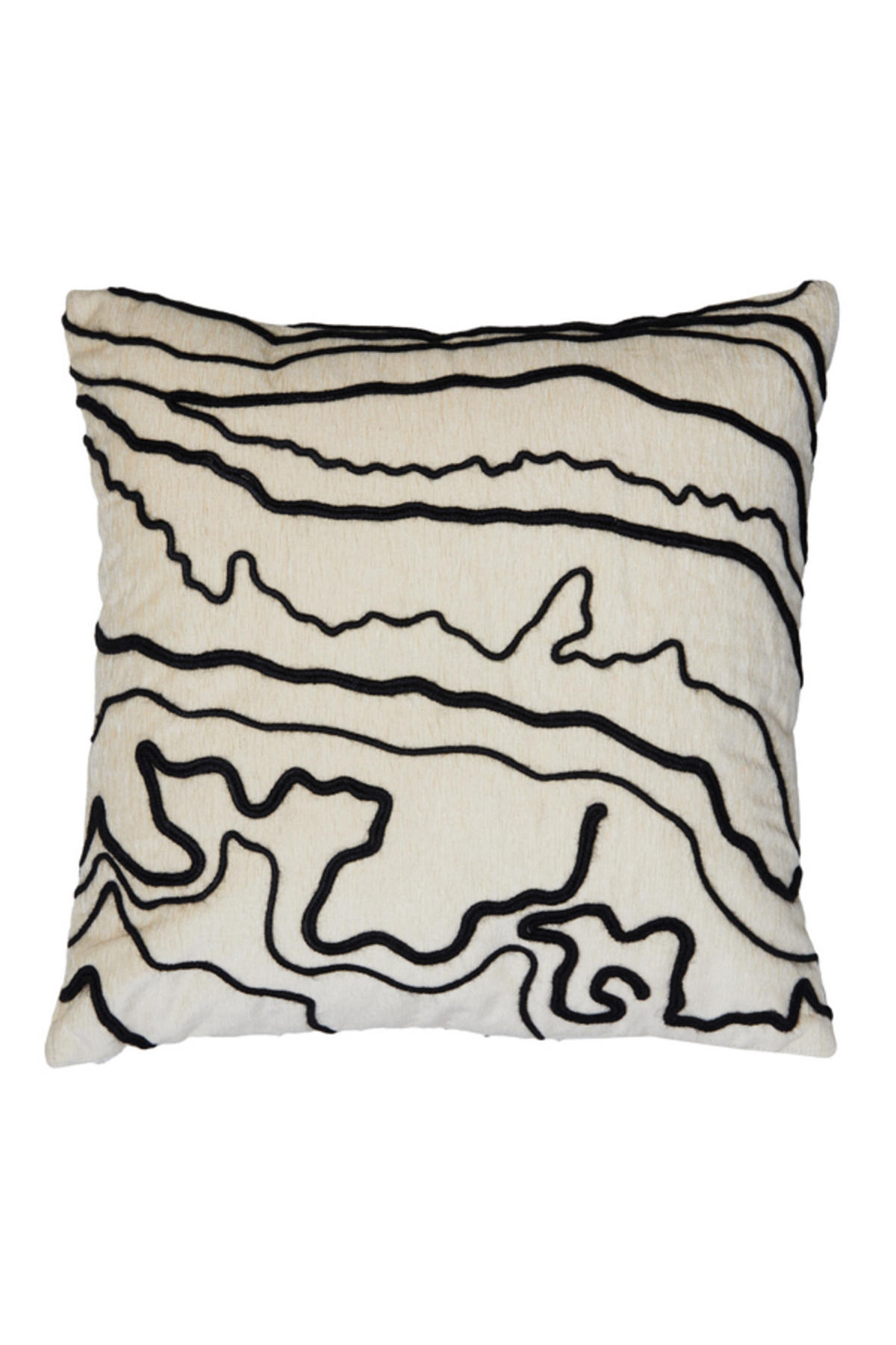 DEKOKISSEN Castro Braun 45/45/10 cm - Beige, Textil (45/45cm) - Light & Living