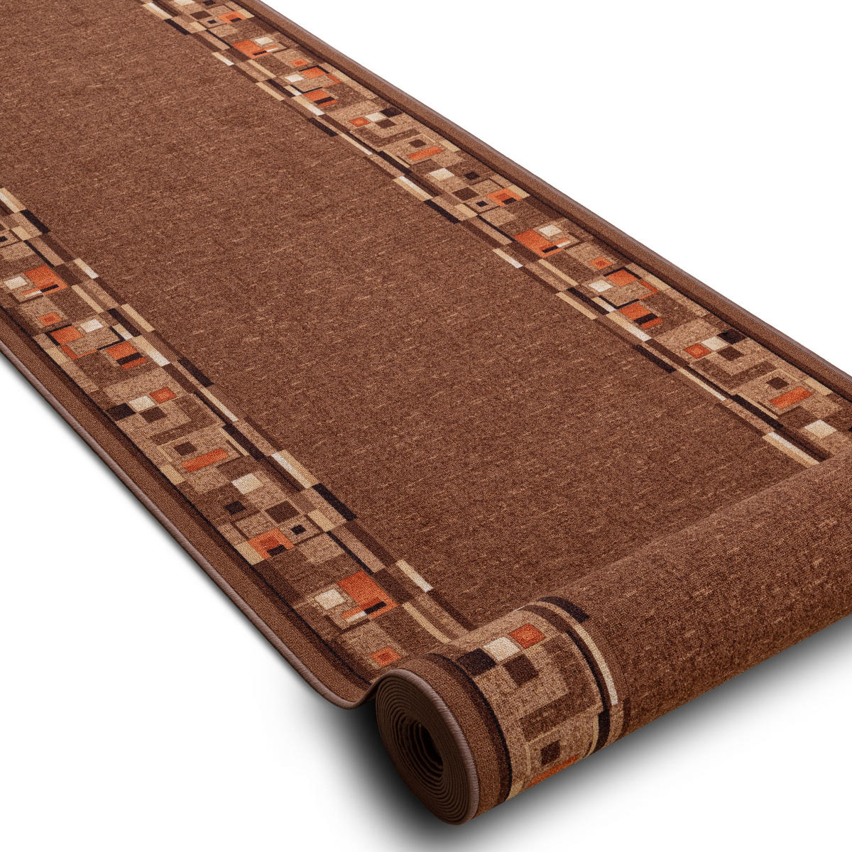 LÄUFER Antirutsch BOMBAY 100/100 cm - Braun, Textil (100/100cm) - rugsX