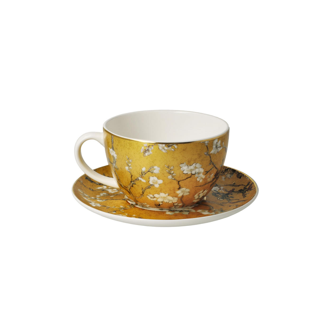 TEETASSE Van Gogh- Mandelbaum, Fine Bone China, 250 ml - Multicolor, Keramik (0.25L) - Goebel