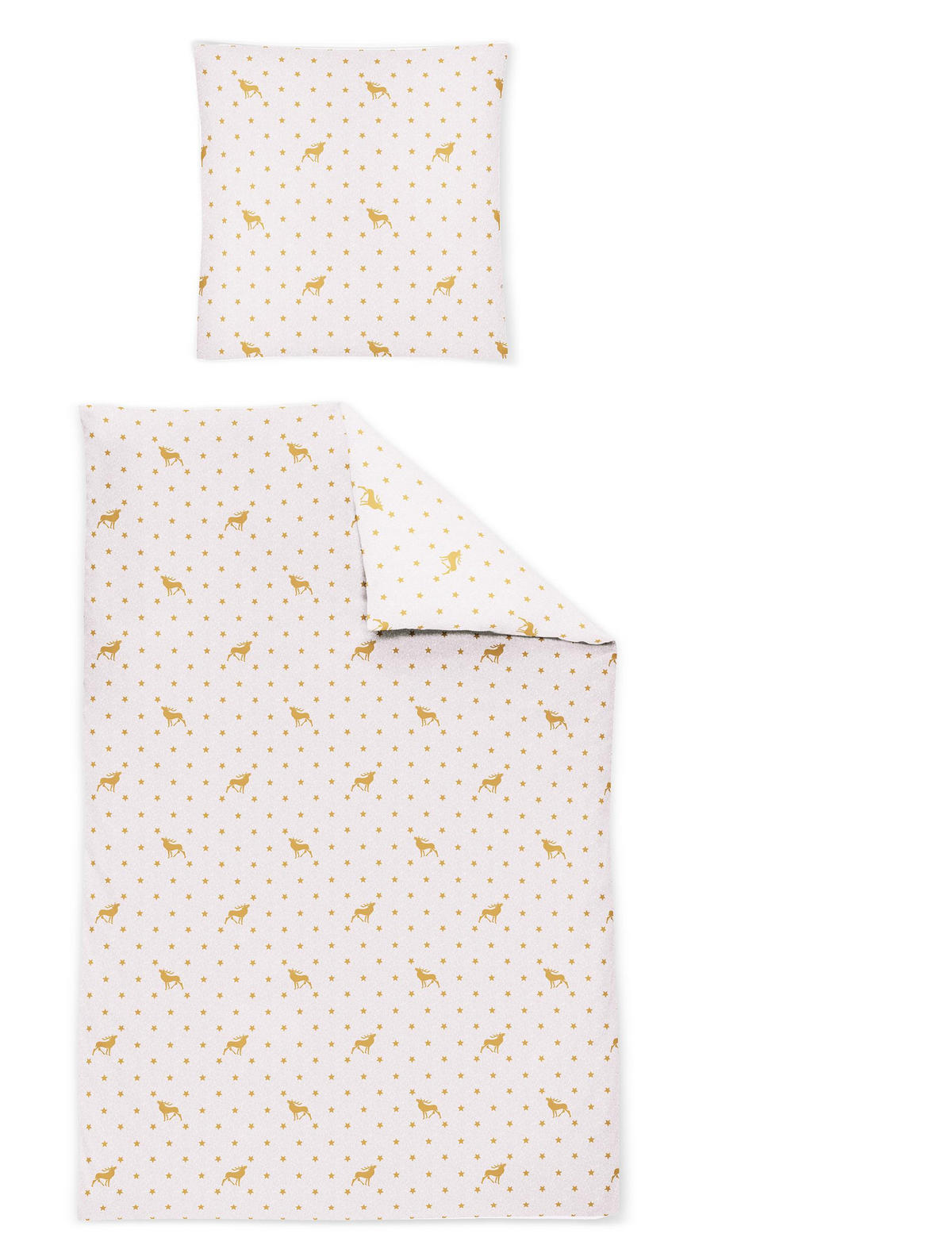 BETTWÄSCHE PANDA 8496 - Gelb, Textil (135/200cm) - Irisette