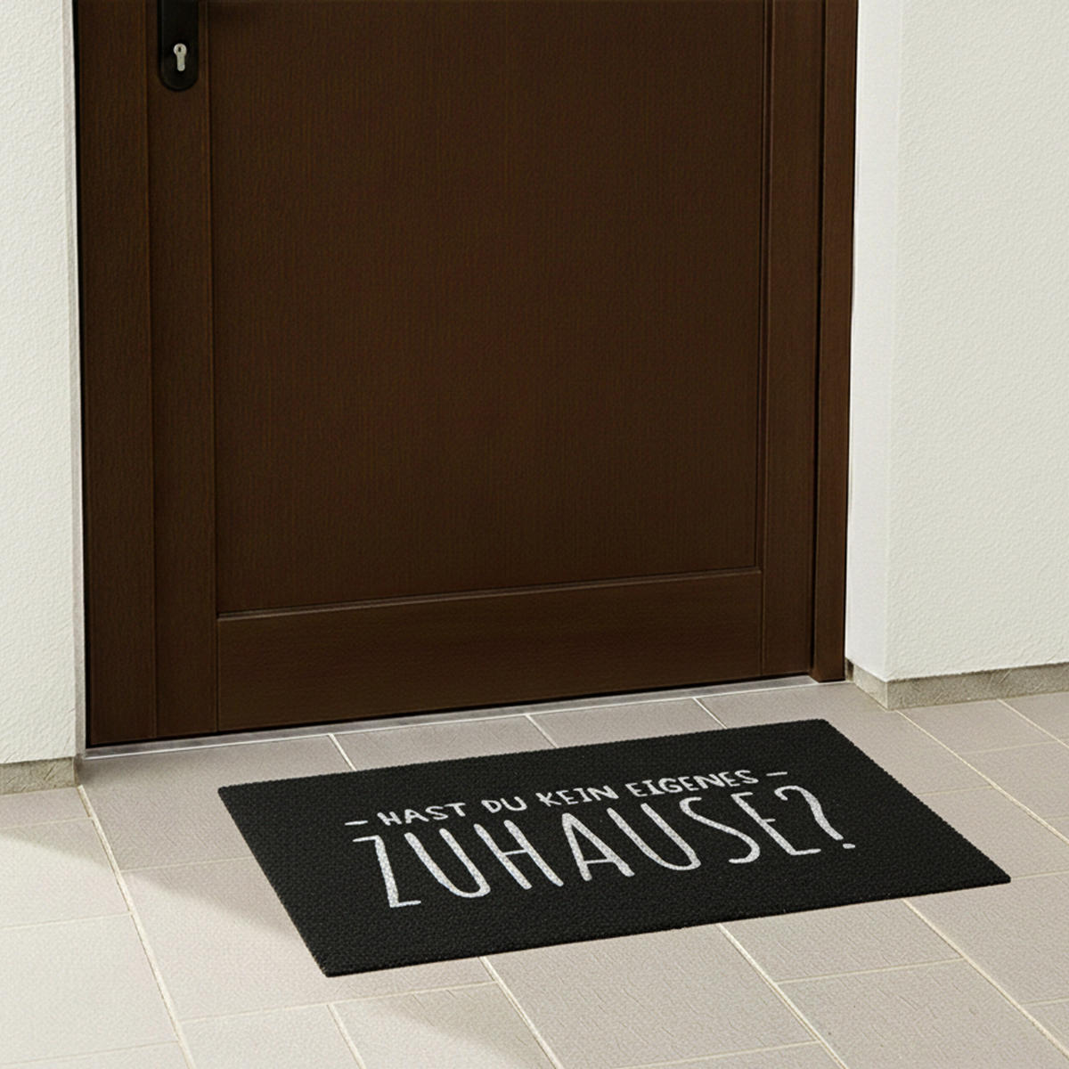 ROHOŽ - černá, textil/plast (60/40cm) - Relaxdays