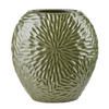VASE Lettu grün 25/12/26 cm Keramik - Grün, Keramik (26cm) - Mondex