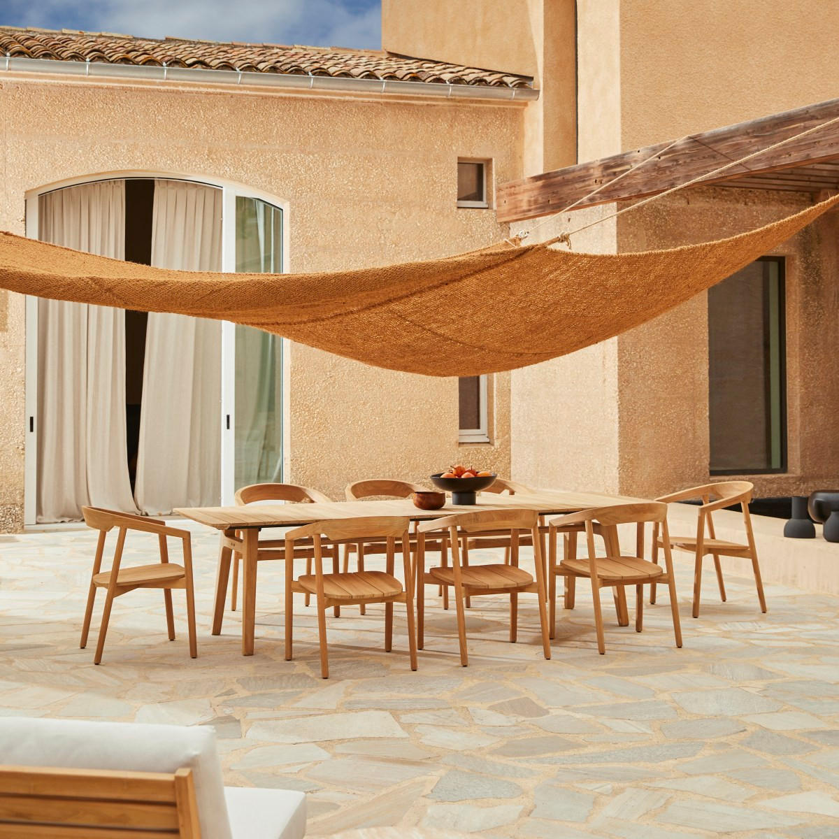 GARTENTISCH Antioni Natur aus Teak - Naturfarben, Holz (95/280/75cm) - Tikamoon