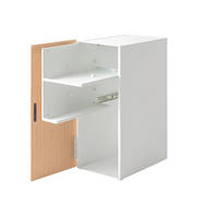 SPIELEKONSOLEN-SCHRANK Tower weiß 24/60/36 cm - Weiß, Metall (36/60/24cm) - Yamazaki