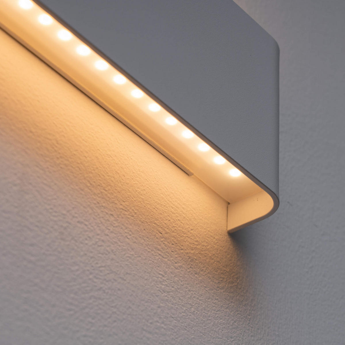 WANDLEUCHTE Oletta, Weiß, 61cm - Weiß, Metall (9/61/61cm) - KOSILUM