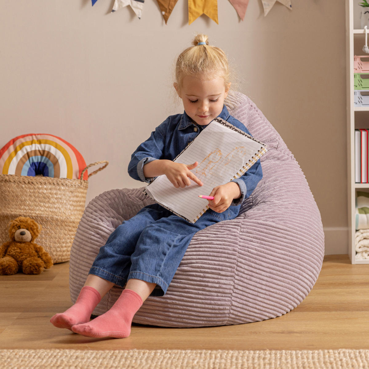 KINDERSITZSACK Sessel Dalton - Lila, Textil (69/59/65cm) - icon