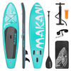 STAND UP PADDLE BOARD Makani Türkis - Türkis, Kunststoff (320/80/15cm) - ECD-Germany