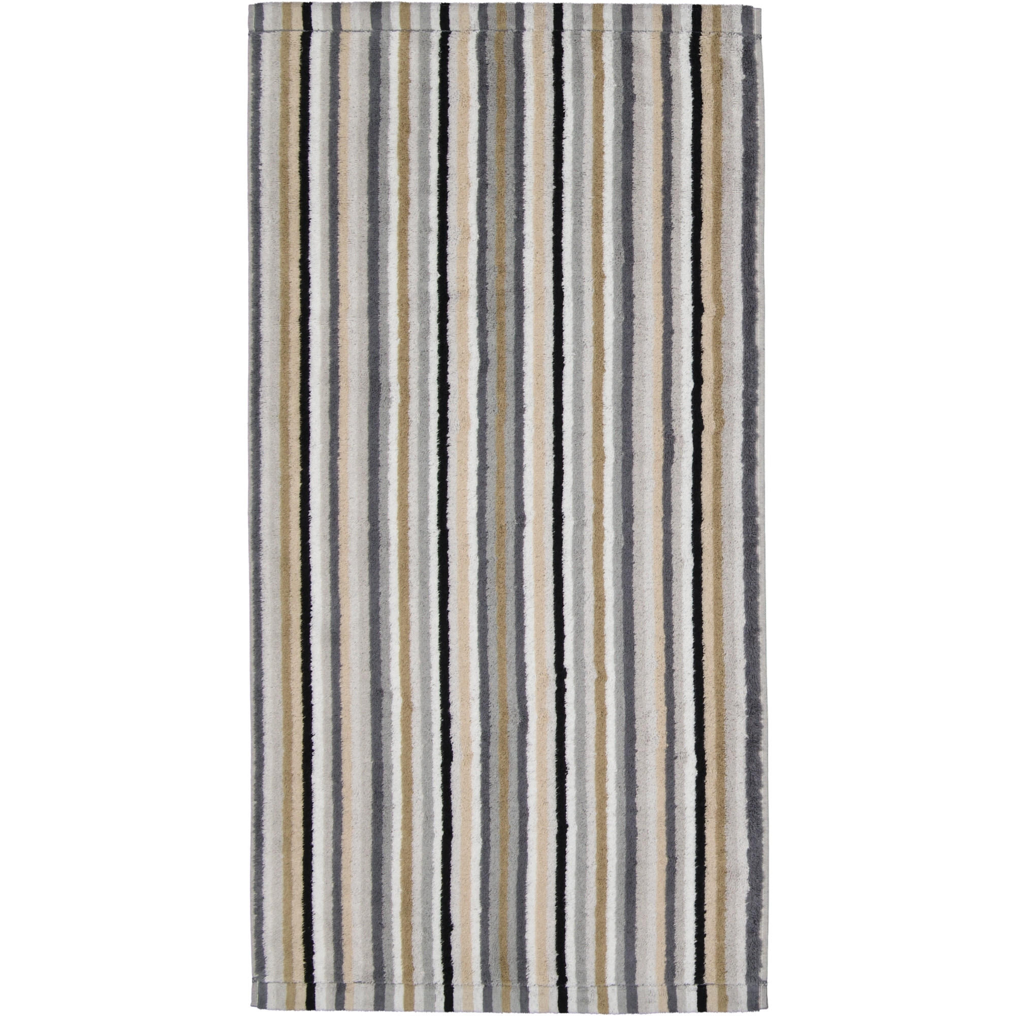 HANDTÜCHER LIFESTYLE STREIFEN 7048 KIESEL - 37 - Grau, Textil (50/100cm) - Cawö
