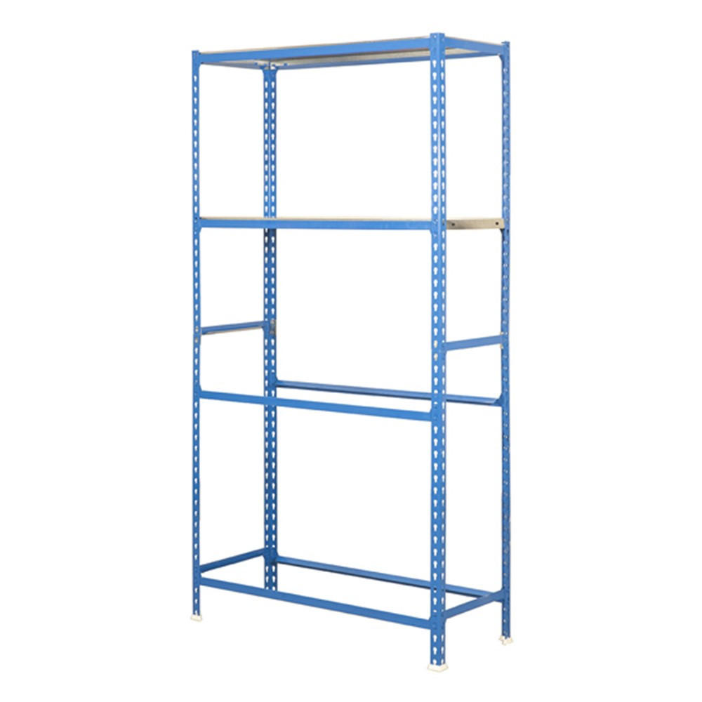 REIFENREGAL mit Ablagefläche Metal Shark NO.2 HxBxT 200 x 120 x 40 cm 12 Reifen Blau - Blau, Metall (120/200/40cm) - PROREGAL