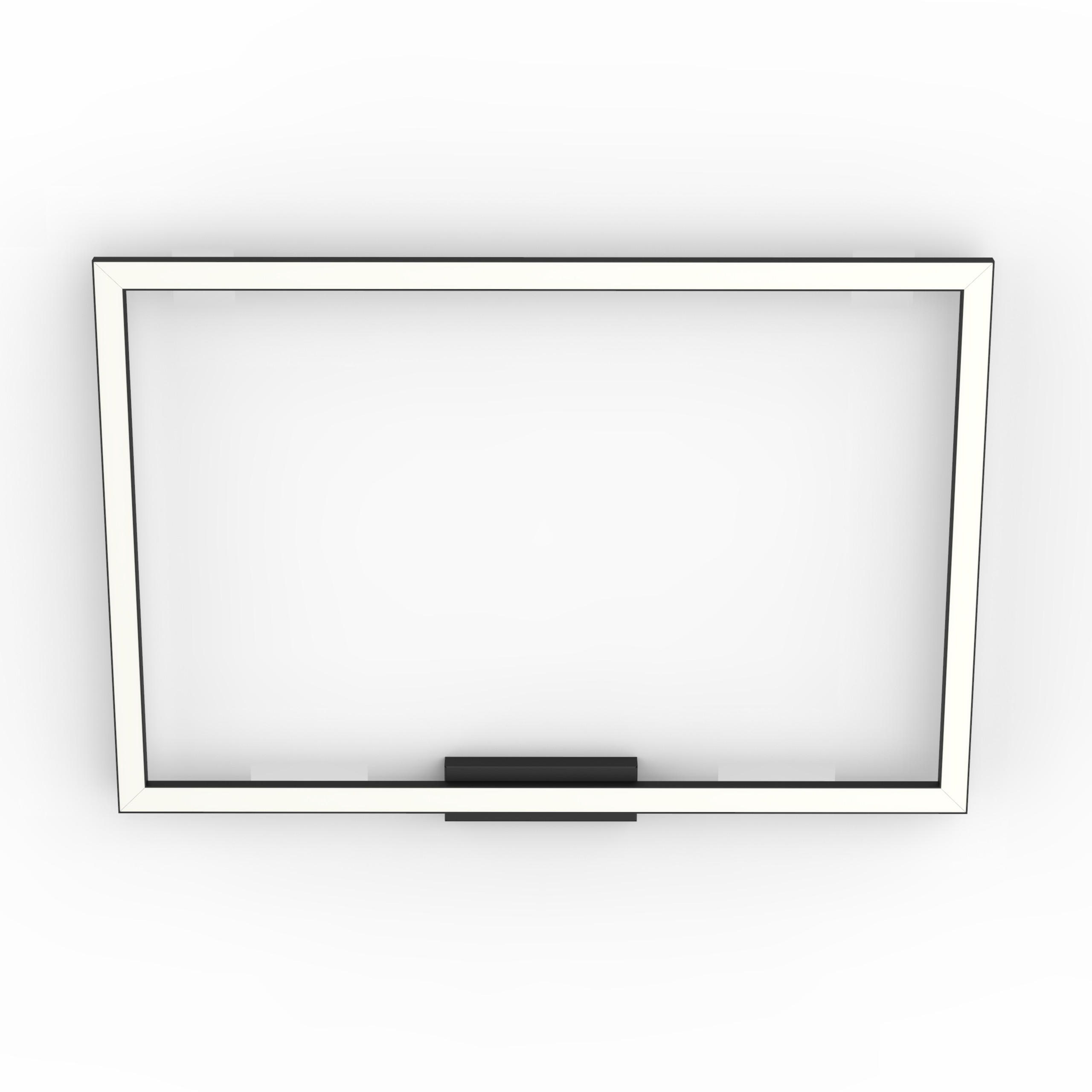 LED-DECKENLEUCHTE - Schwarz Hochglanz, Metall (60/90/100cm) - Lumicom