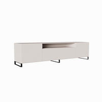 TV-SCHRANK Lyon III 200 cm, dreitürig, kaschmir - Kaschmir, Kunststoff (41/53/200cm) - Margaret Hadas24