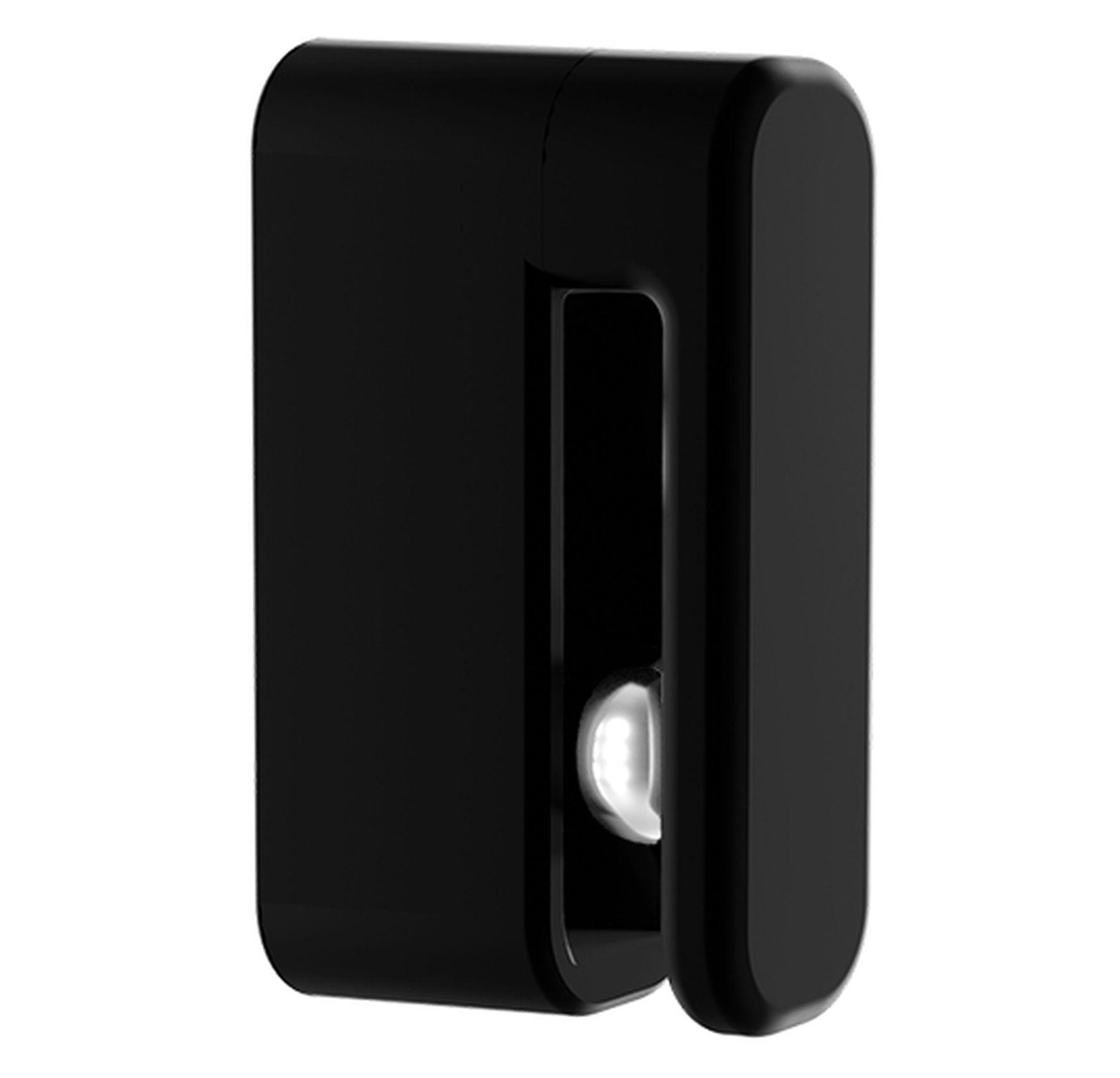 HANDTUCHHALTER schwarz matt, Handtuchhaken Thulia modern, Badezimmer - Schwarz, Metall (1.6/6/3.3cm) - Livingpoint24