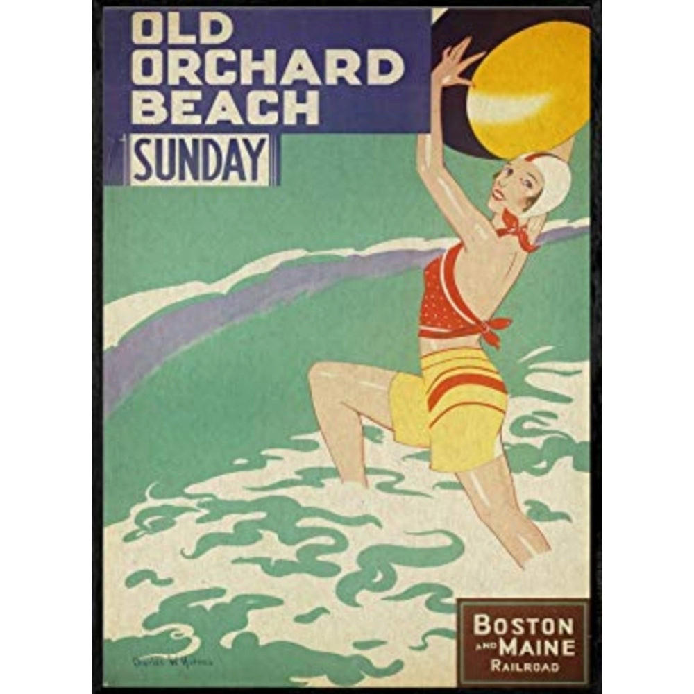 POSTER Old Orchard Beach A3 Rahmenlos - Klar, Papier (29.7/5/42cm) - Nacnic