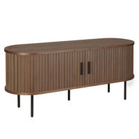 TV-SCHRANK, Braun - Braun, Holz (40/55/120cm) - Oviala