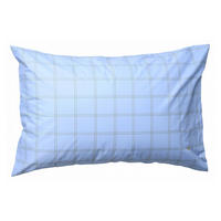 KISSENBEZUG Chloe himmelblau 100 x 65 cm - Blau, Textil (100/65cm)