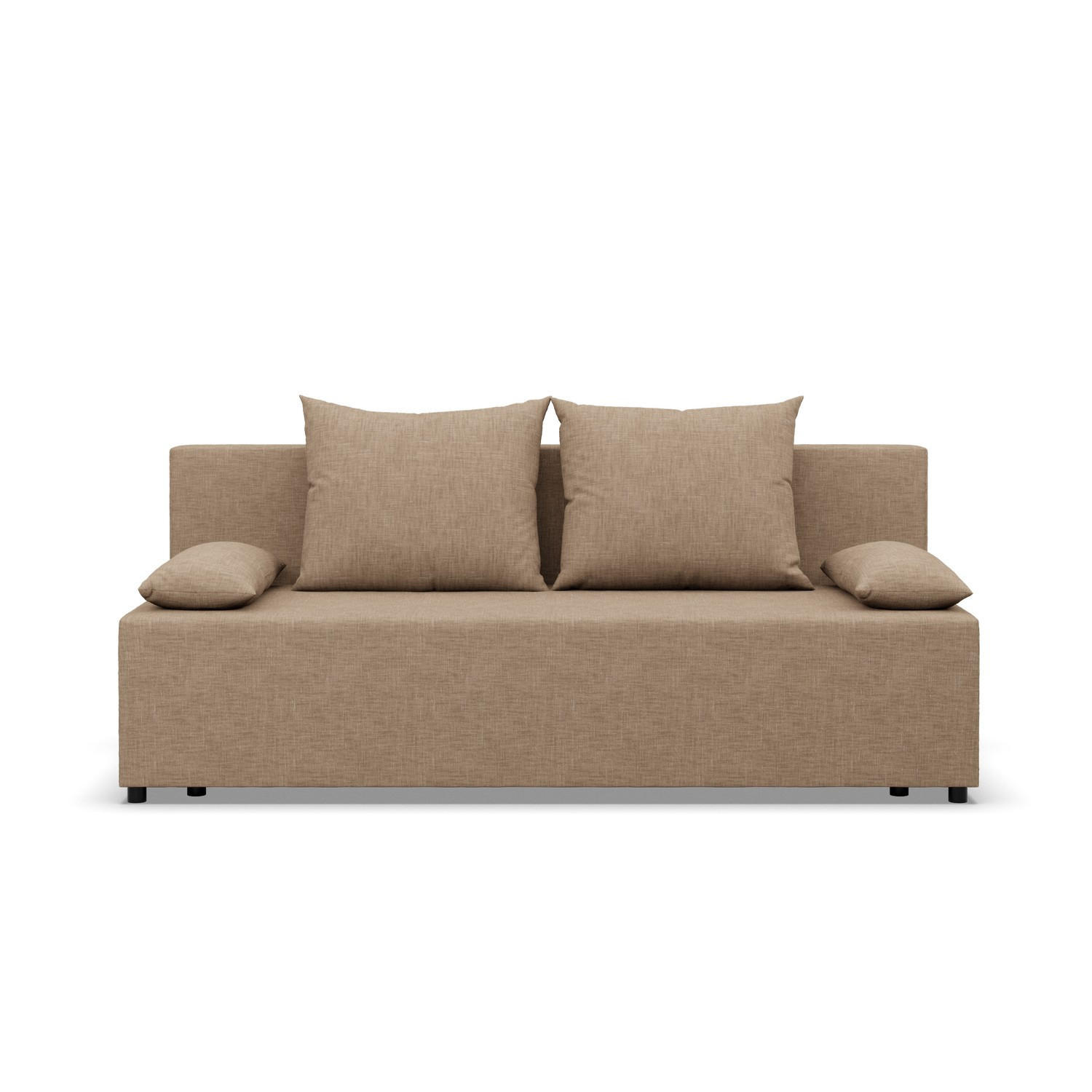 SOFA 3-SITZER MIT SCHLAFFUNKTION FERMO Beige - Beige, Textil (92/95/191cm) - Mebligo