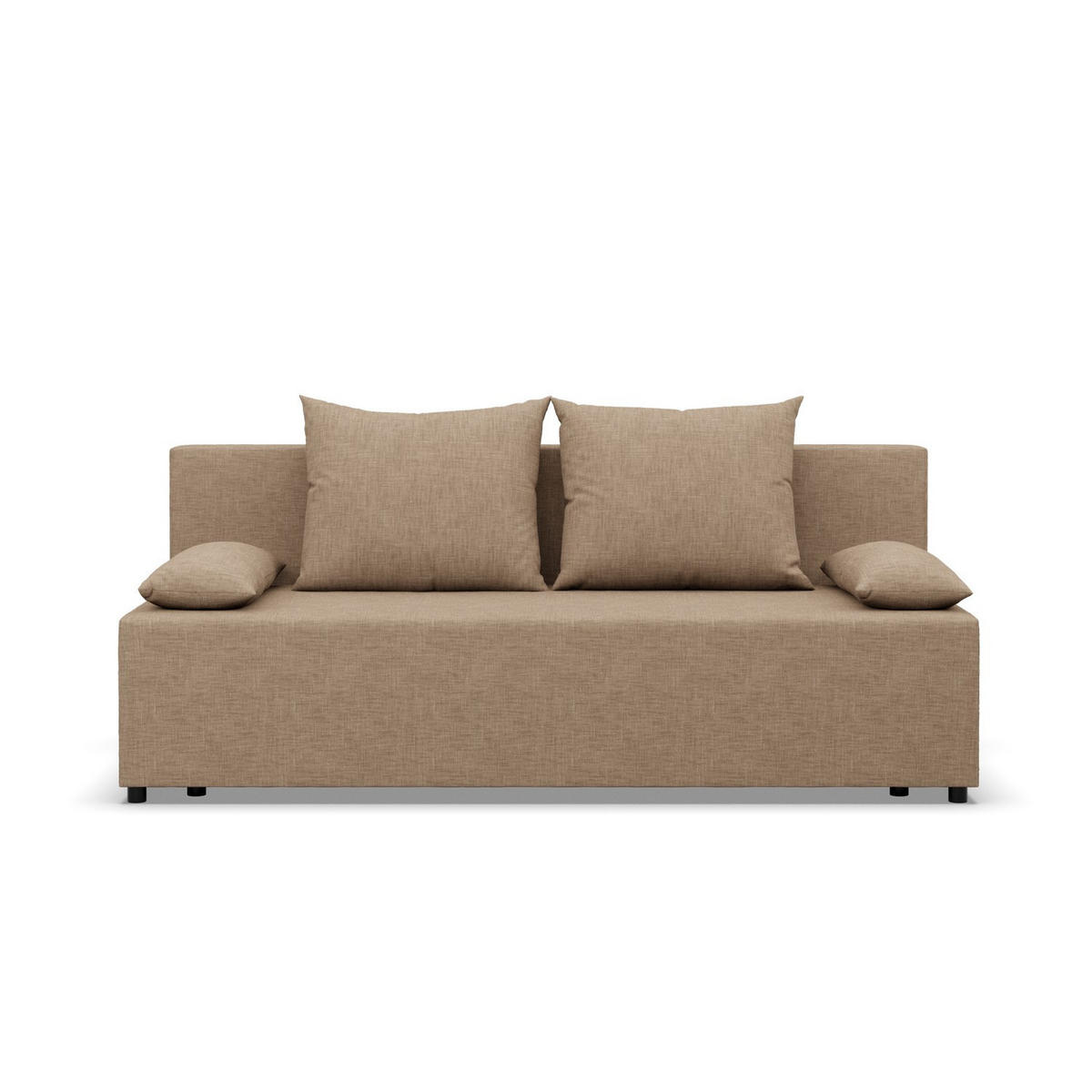 SOFA 3-SITZER MIT SCHLAFFUNKTION FERMO Beige - Beige, Textil (92/95/191cm) - Mebligo