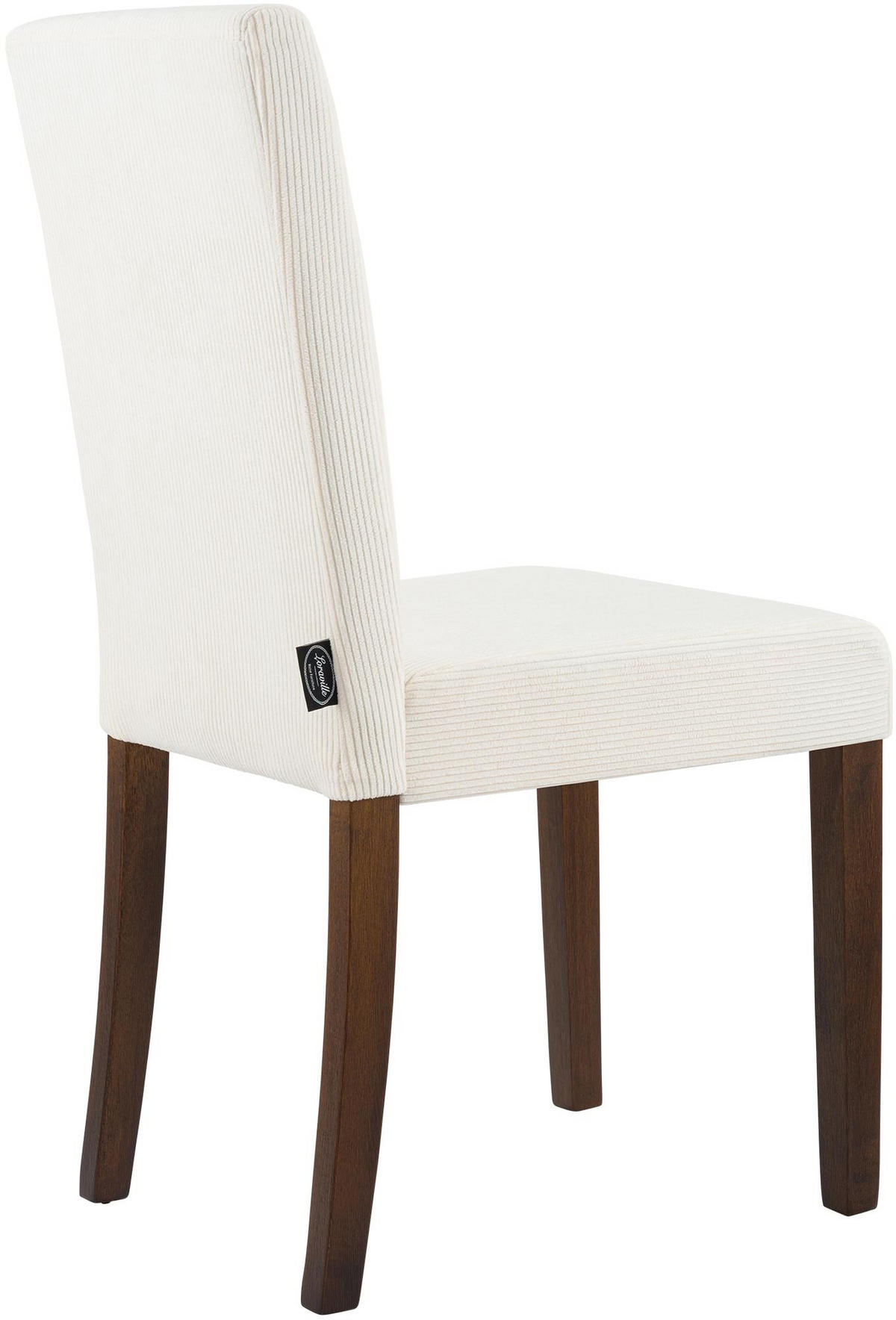 ESSZIMMERSTUHL Cord Creme - Creme, Holz/Textil (41/91/47cm) - CLP
