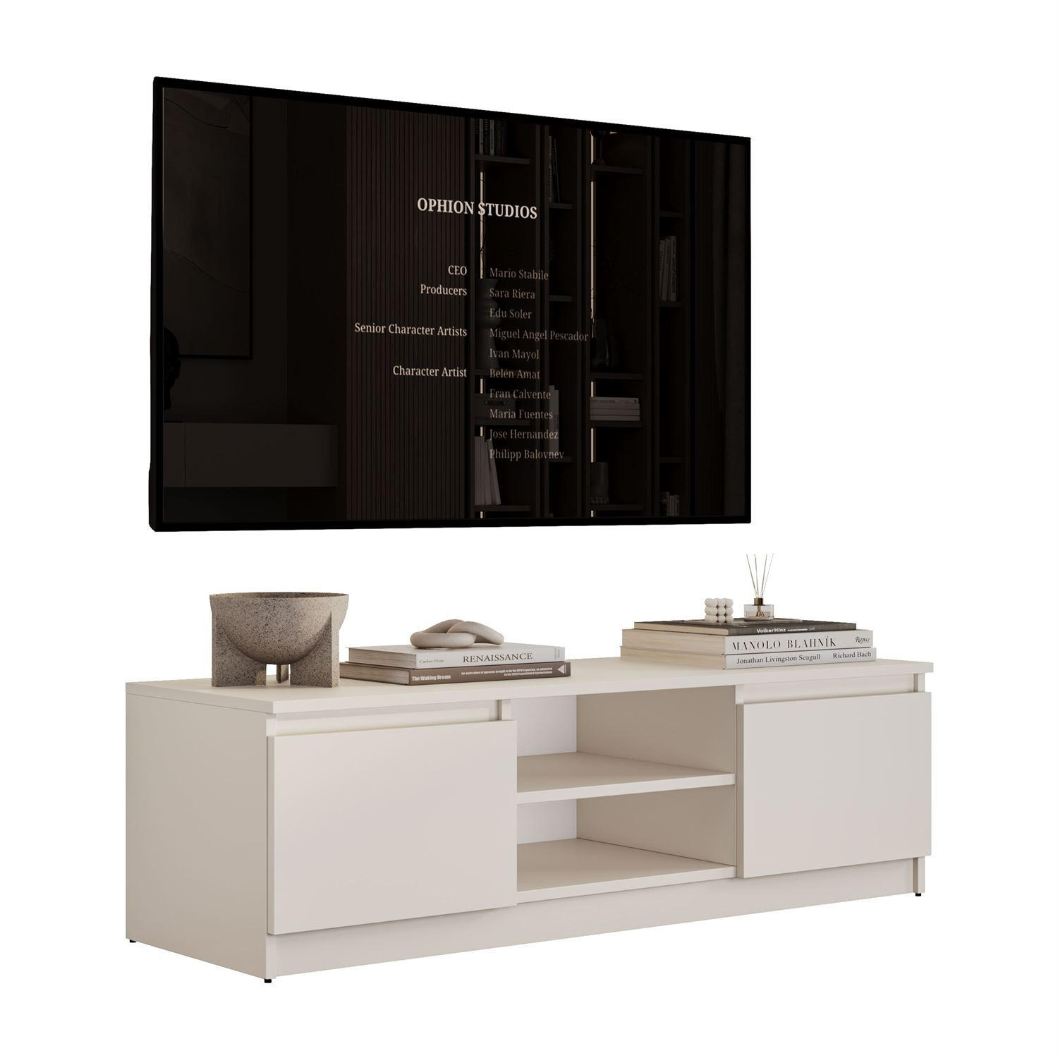 LOWBOARD HANA 120 cm Kaschmir - Kaschmir, Holzwerkstoff (120/36/40cm) - Lookway