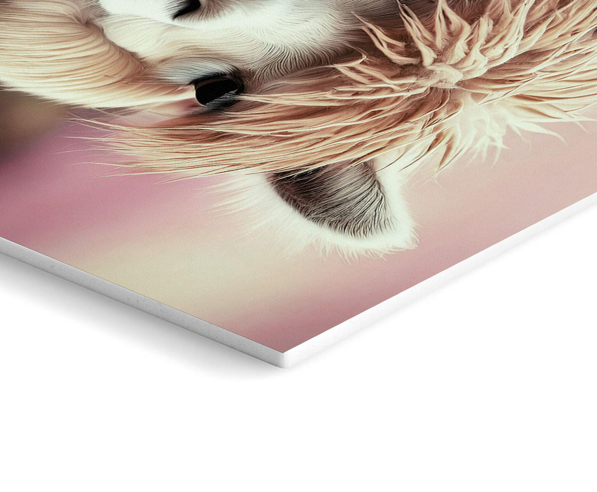 BILDERSET 3er-Set 30x40 cm Tiere boho rosa - Beige, Kunststoff (30/40cm) - artissimo