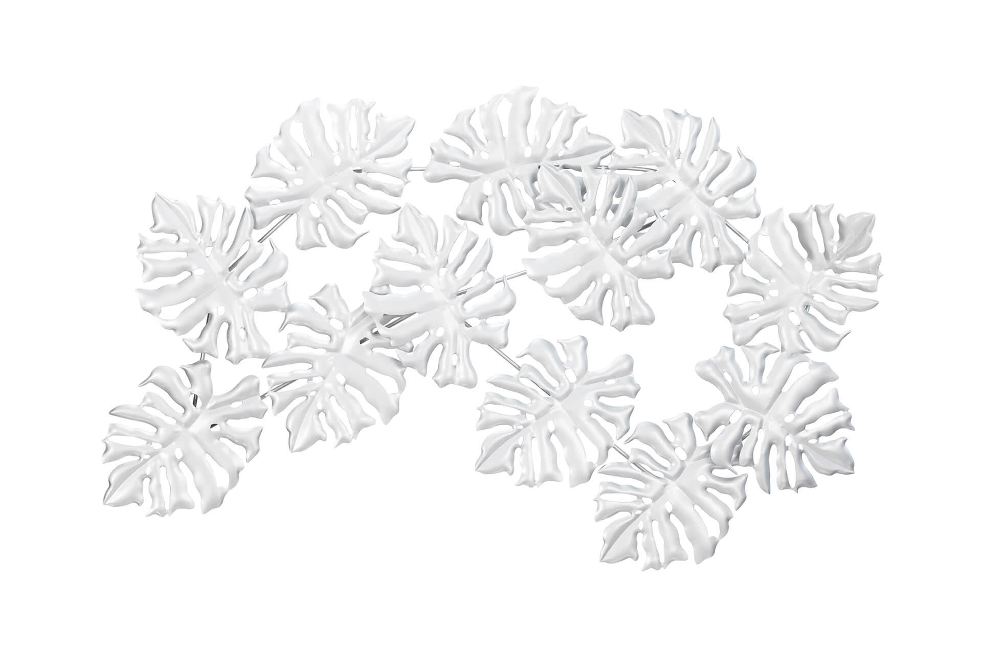 WANDDEKO Silber 93/60 cm - Silberfarben, Metall (1.7/60/6cm) - KUNSTLOFT