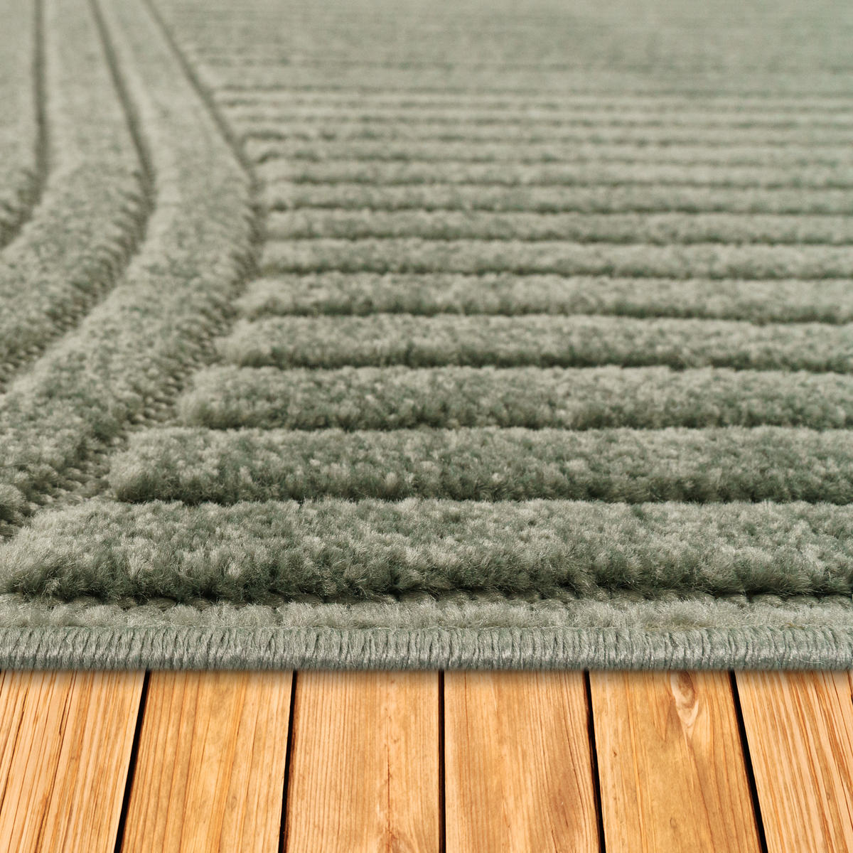 OUTDOORTEPPICH 200/290 cm Cotton 240 - Grün, Textil (200/290cm) - Paco Home