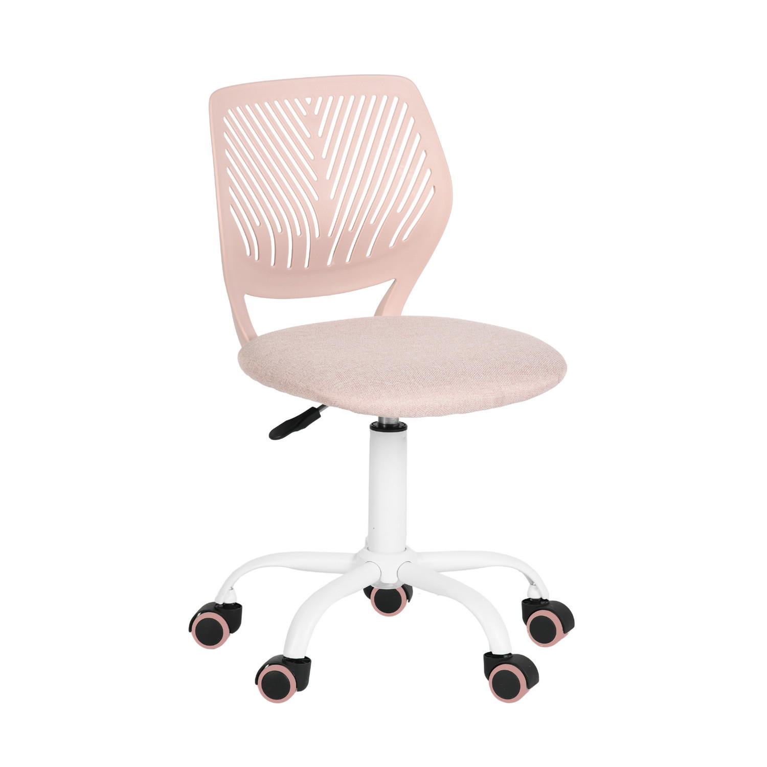 DREHSTUHL Hellrosa - Pink/Hellrosa, Metall (38/85/39cm) - Urban Meuble