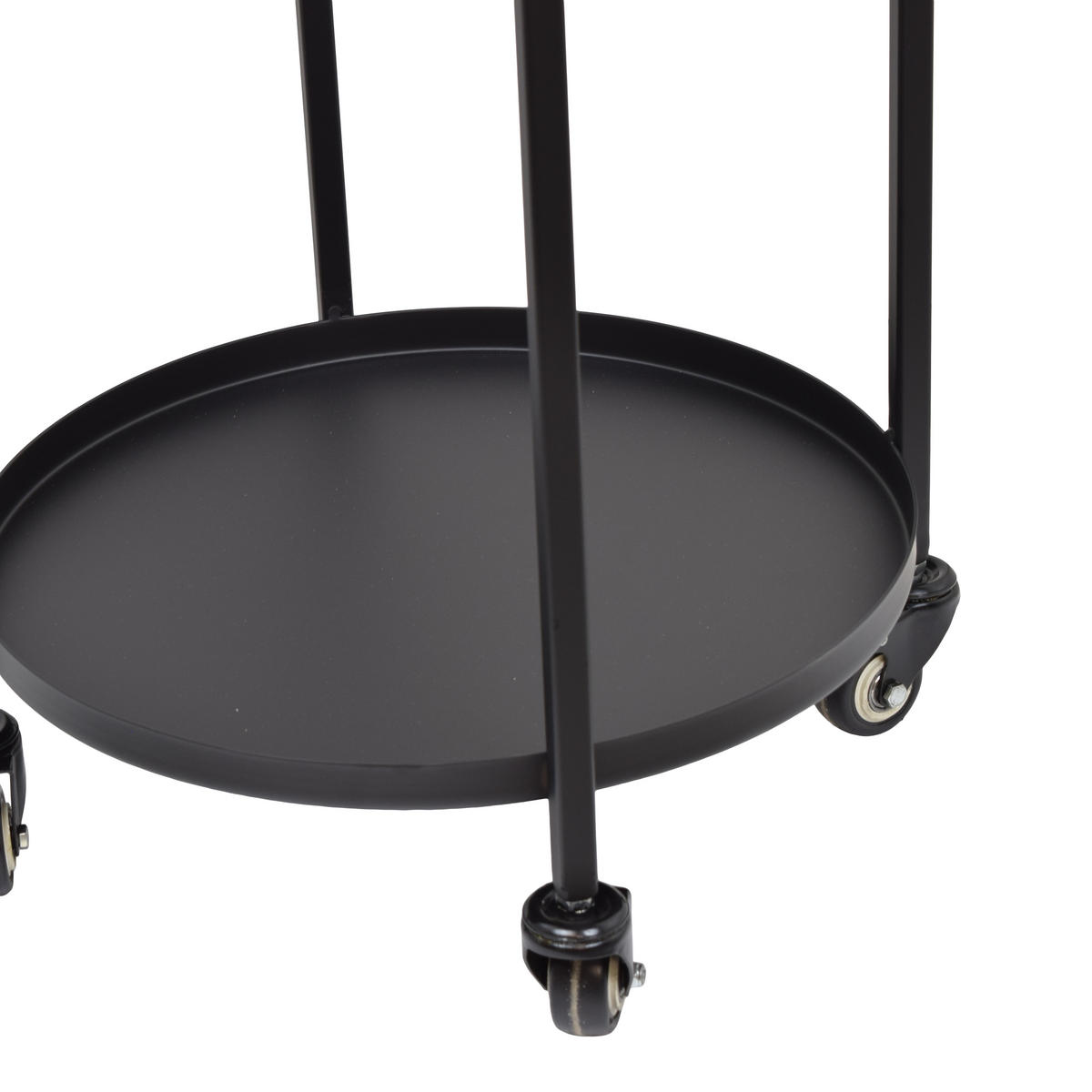 KÜCHENWAGEN James Schwarz - Schwarz, Metall (42/86/39cm) - LOFT42