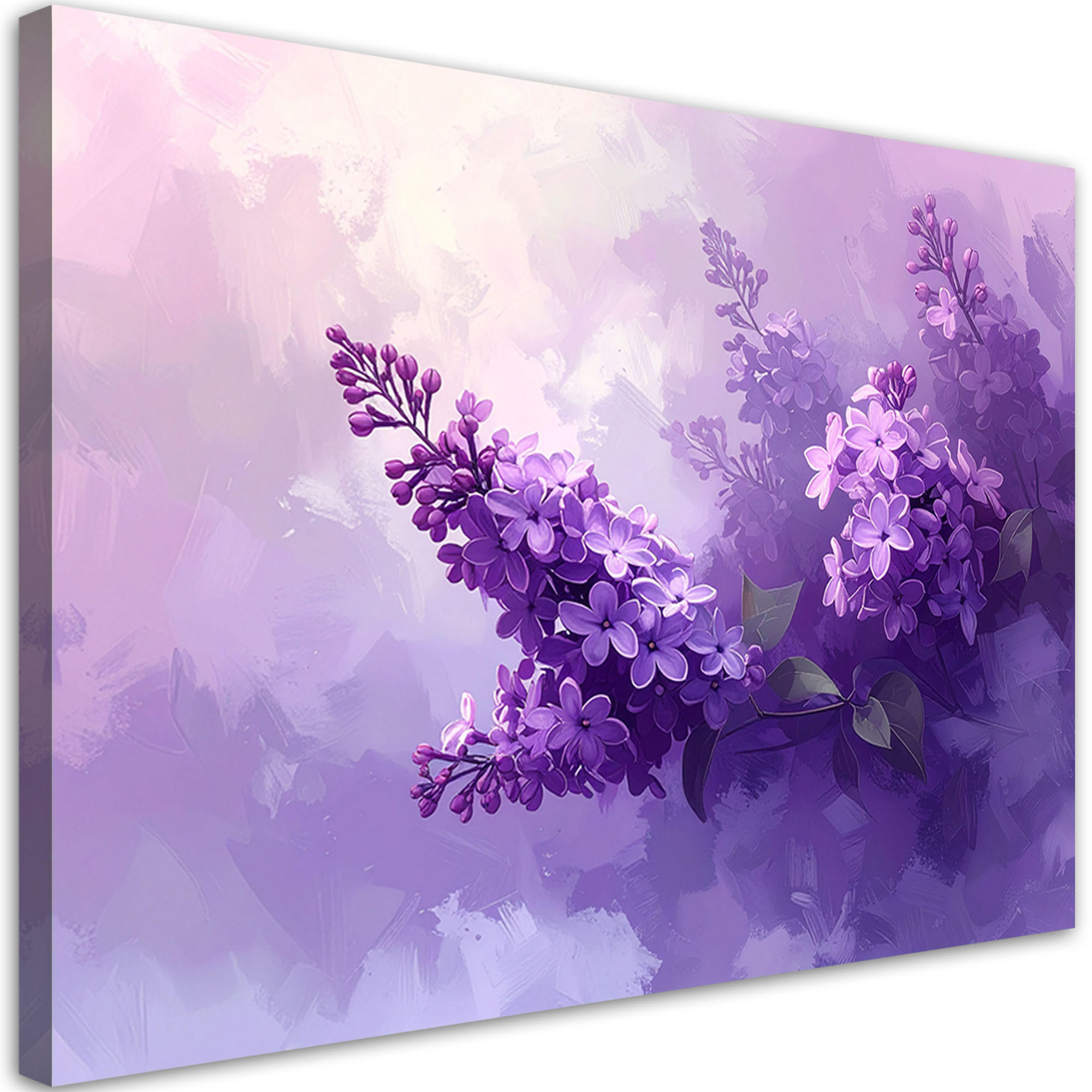 Feeby Leinwandbild, Lila 90x60 cm