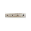 GARDEROBENPANEEL Linea Eiche sägerau - Eiche San Remo, Holzwerkstoff (72.5/14.5/3.5cm) - Vladon