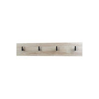 GARDEROBENPANEEL Linea Eiche sägerau - Eiche San Remo, Holzwerkstoff (72.5/14.5/3.5cm) - Vladon