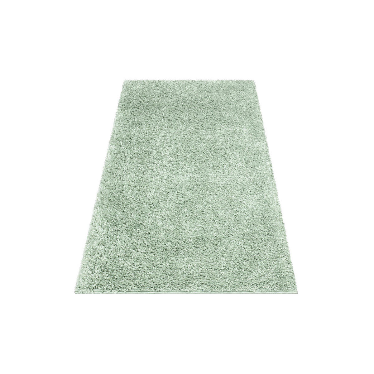 HOCHFLOR-TEPPICH City Shaggy 500 Grün 80x150 cm - Grün, Textil (80/150cm) - carpet city