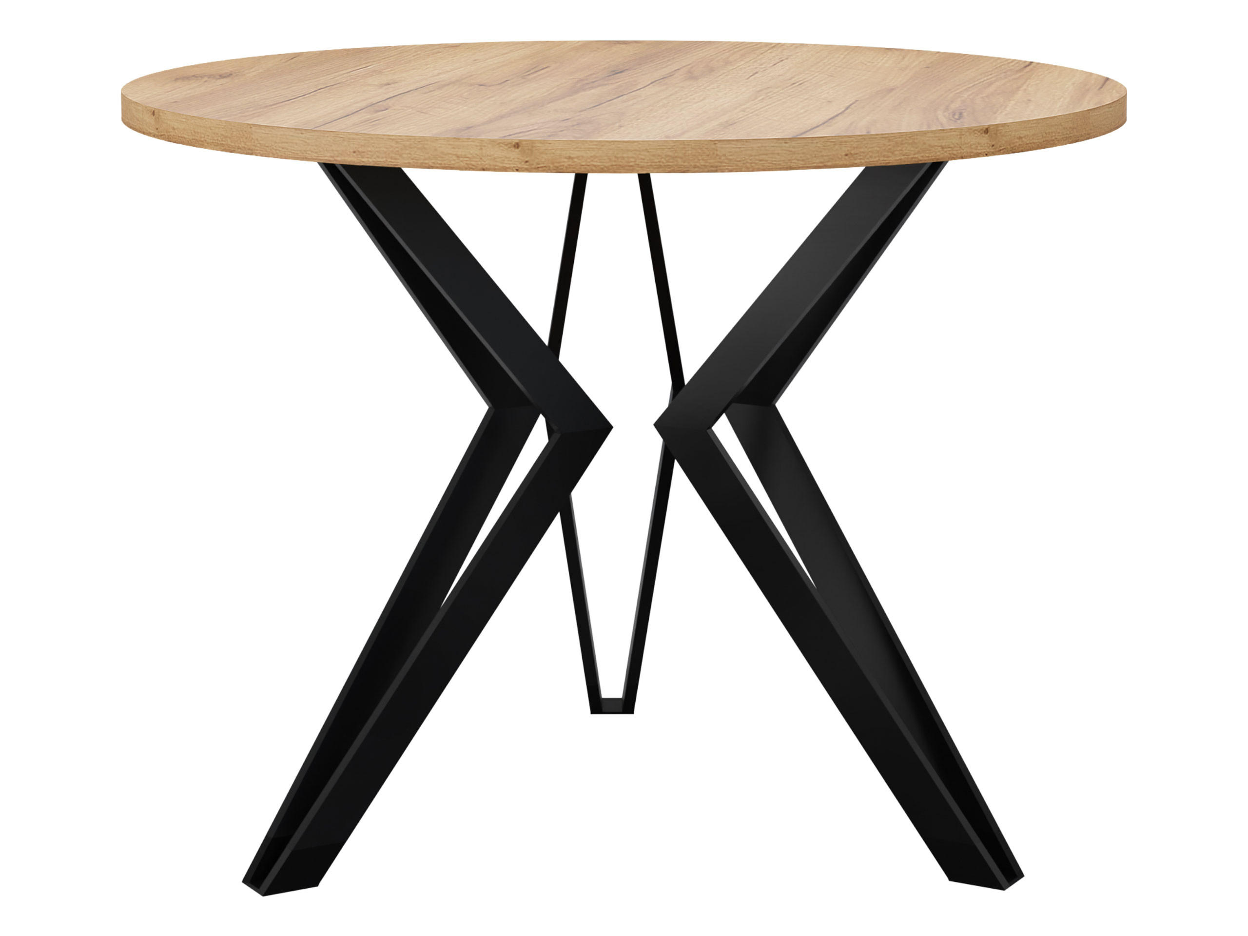 COUCHTISCH STK M13 - Schwarz/Braun, Metall (67/67/50cm) - MIRJAN24